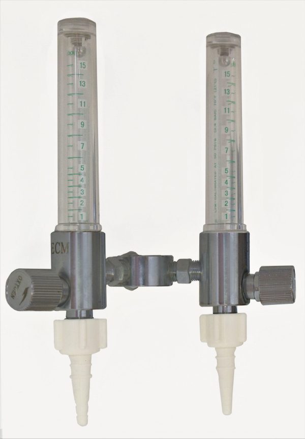 OXYGEN FLOWMETER, Double