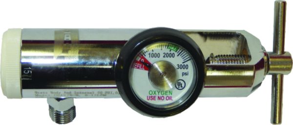 OXYGEN REGULATOR, Dial-type, Pin-index